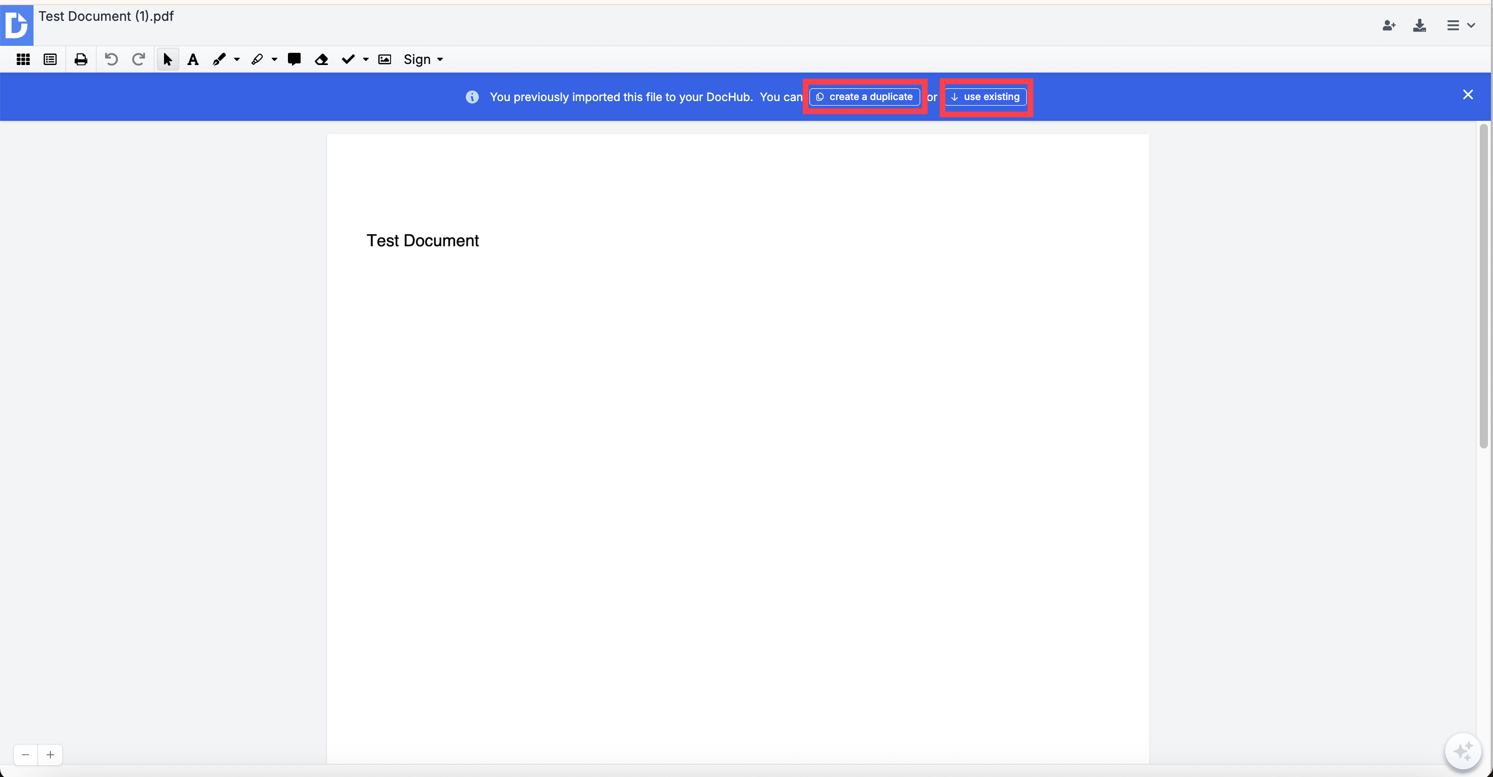 Open a file with DocHub from within Google Drive - Creating
